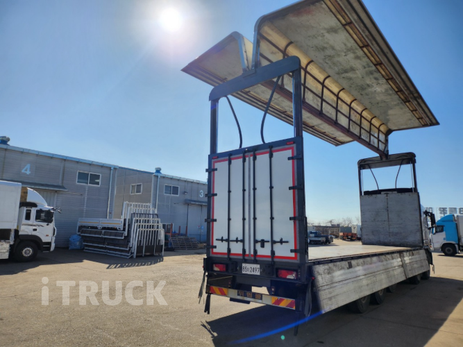 타타대우 프리마 480 앞축 상승윙바디 25톤 오토 리타더 9