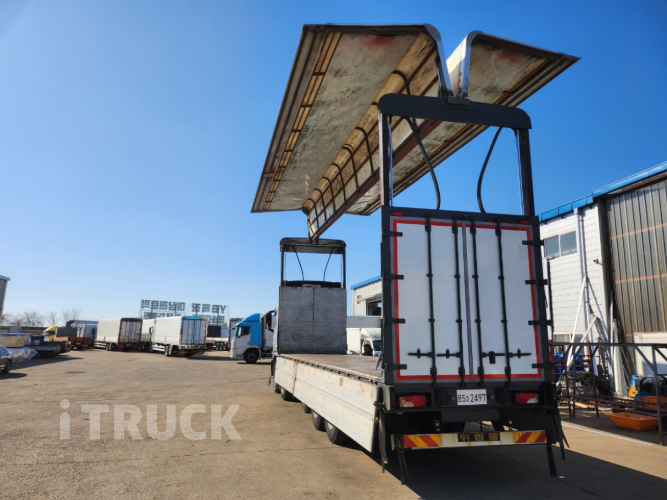 타타대우 프리마 480 앞축 상승윙바디 25톤 오토 리타더 7