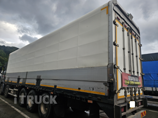 현대 엑시언트 540 앞축 상승윙바디 25톤 오토 리타더 6