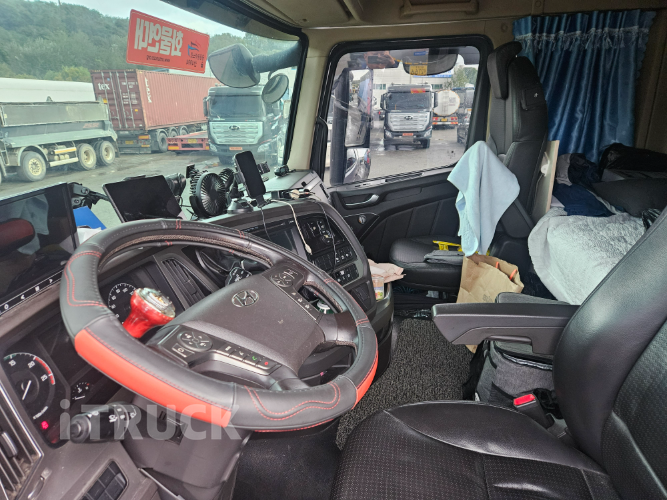 현대 엑시언트 540 앞축 상승윙바디 25톤 오토 리타더 7