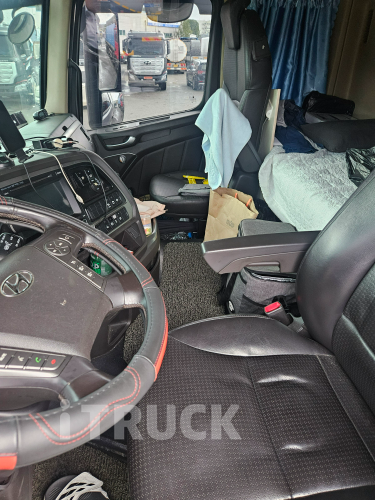 현대 엑시언트 540 앞축 상승윙바디 25톤 오토 리타더 9