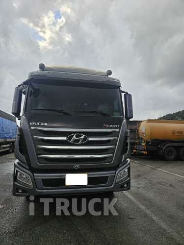 현대 엑시언트 540 앞축 상승윙바디 25톤 오토 리타더 1