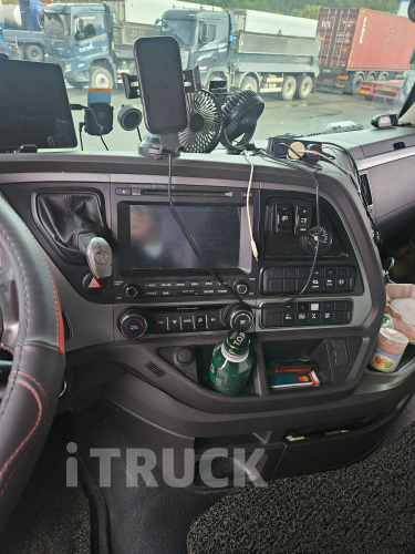 현대 엑시언트 540 앞축 상승윙바디 25톤 오토 리타더 8