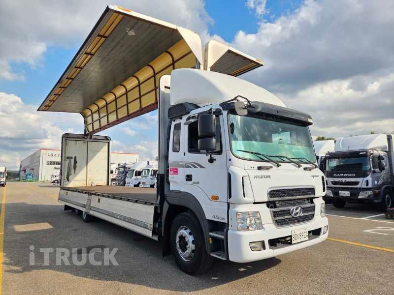 현대 메가트럭 와이드캡 300 후축 윙바디 4.5톤 수동 10