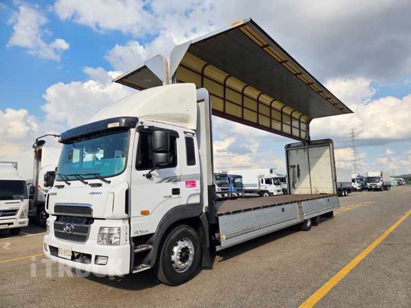 현대 메가트럭 와이드캡 300 후축 윙바디 4.5톤 수동 9