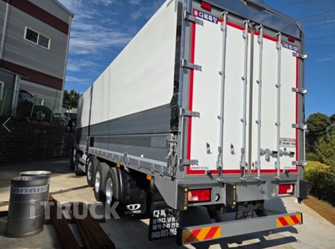 타타대우 맥쎈 570 앞축 윙바디 25톤 오토 3