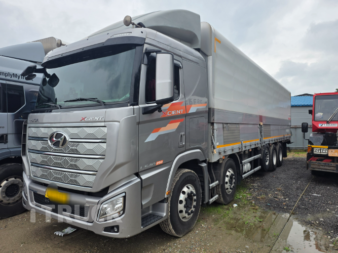 현대 엑시언트 프로 540 앞축 상승윙바디 25톤 오토 리타더 0