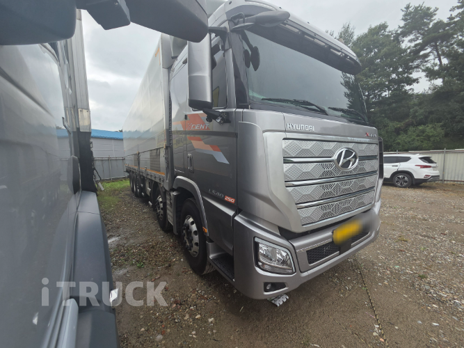 현대 엑시언트 프로 540 앞축 상승윙바디 25톤 오토 리타더 2