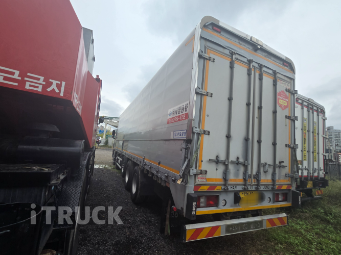 현대 엑시언트 프로 540 앞축 상승윙바디 25톤 오토 리타더 3