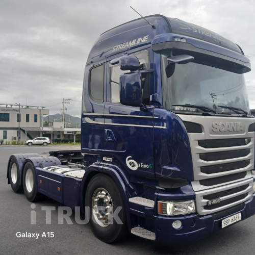 스카니아 R 490 추레라 중간캡 원데후 오토