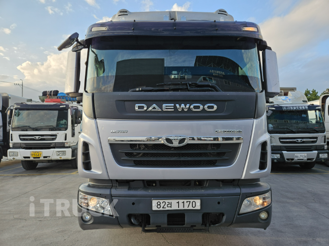 타타대우 프리마 480 앞축 상승윙바디 25톤 오토 리타더 1