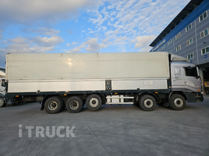 타타대우 프리마 480 앞축 상승윙바디 25톤 오토 리타더 6