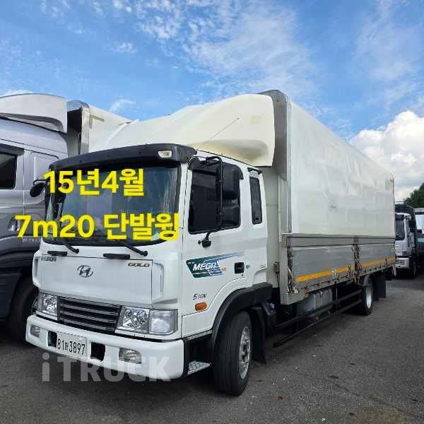 현대 메가트럭 280 단바리 윙바디 5톤 수동