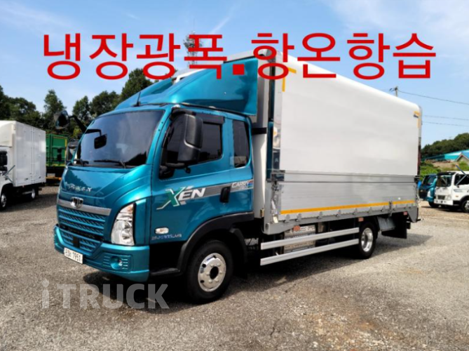 타타대우 더쎈 3.5톤 광폭 윙바디 슬리퍼캡(더블캡, 크루캡)