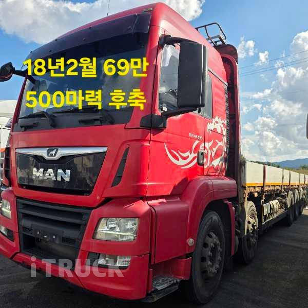 만 TGS 500 후축 카고 25톤 오토 리타더