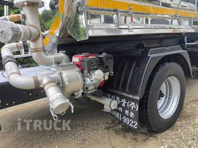 현대 살수차 올뉴마이티 스텐탱크 4,000L 수동 8