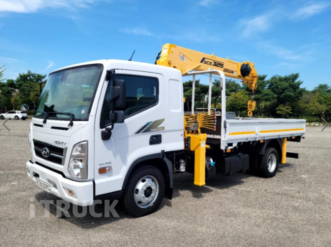 현대 카고크레인 수산중공업 올뉴마이티 3.5톤