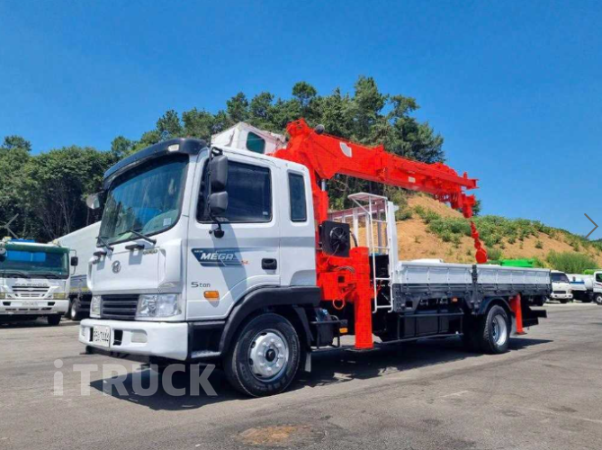 현대 카고크레인 광림 메가트럭 5톤