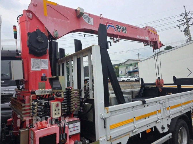 현대 카고크레인 광림 파비스 5톤 8