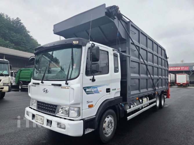 현대 메가트럭 집게차 280 5톤 수동 광림 0