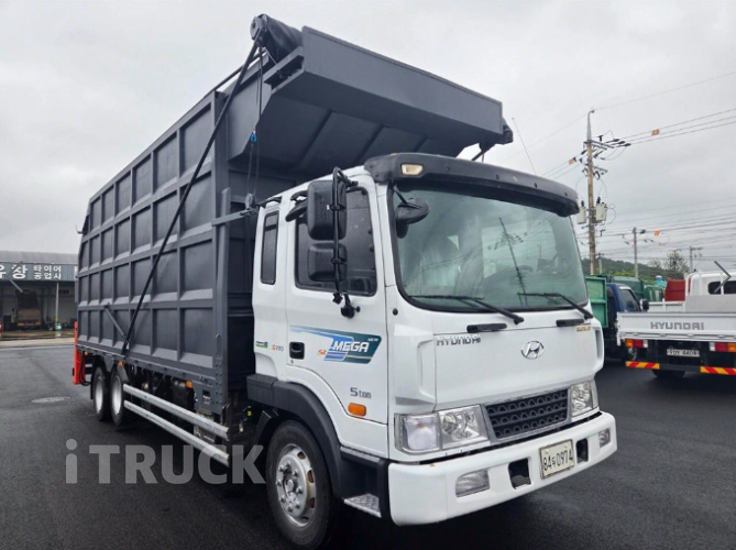 현대 메가트럭 집게차 280 5톤 수동 광림 2
