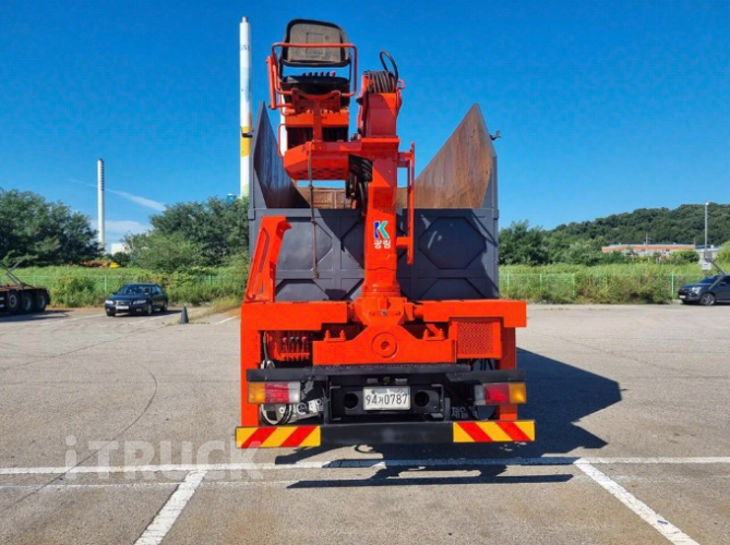 현대 메가트럭 집게차 280 5톤 수동 광림 7