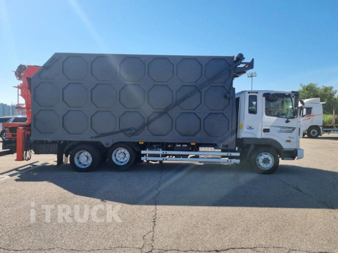 현대 메가트럭 집게차 280 5톤 수동 광림 5