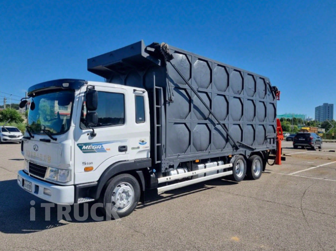 현대 메가트럭 집게차 280 5톤 수동 광림 0