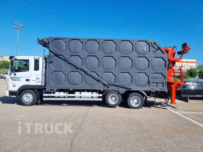 현대 메가트럭 집게차 280 5톤 수동 광림 6