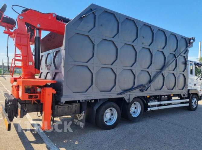 현대 메가트럭 집게차 280 5톤 수동 광림 3