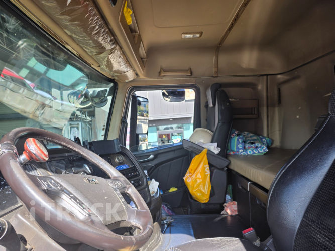 현대 엑시언트 540 앞축 카고 25톤 오토 리타더 14