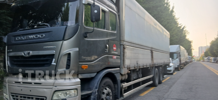 타타대우 프리마 십바리 윙바디 14톤 오토