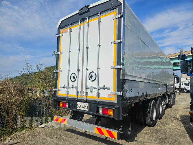 현대 트라고 520 앞축 상승윙바디 25톤 오토 리타더 4