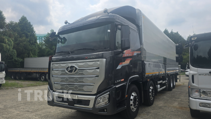 현대 엑시언트 프로 540 앞축 상승윙바디 25톤 오토