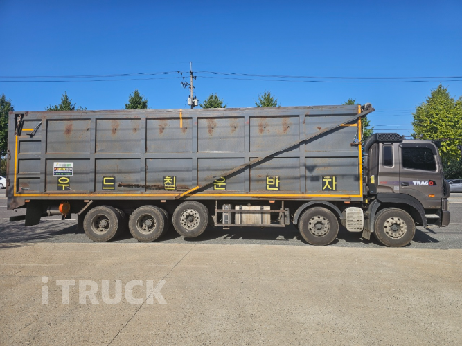 현대 우드칩 25톤 520 앞축 오토 3