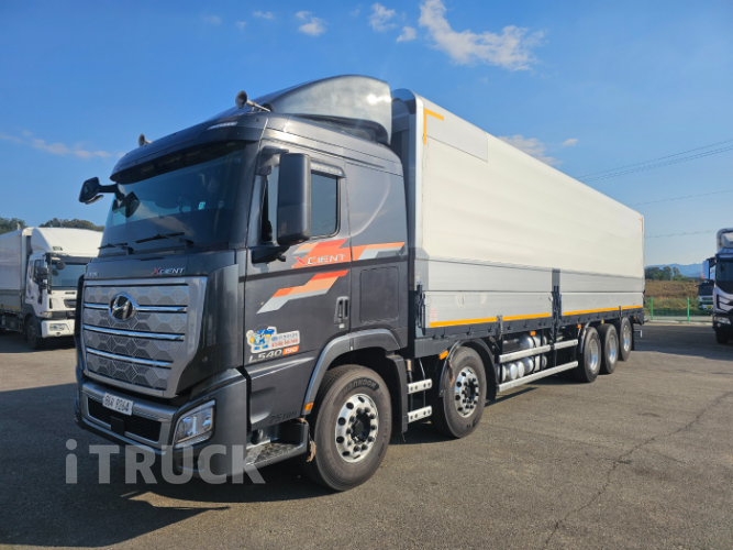 현대 엑시언트 프로 540 후축 상승윙바디 25톤 오토