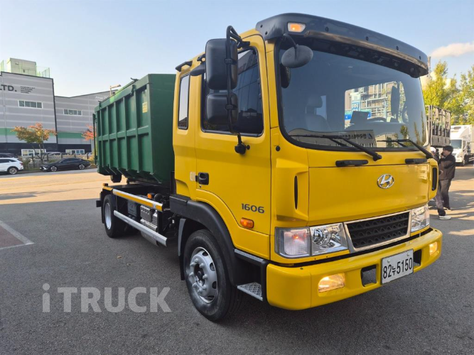 현대 메가트럭 암롤 280 5톤 수동 단바리 2