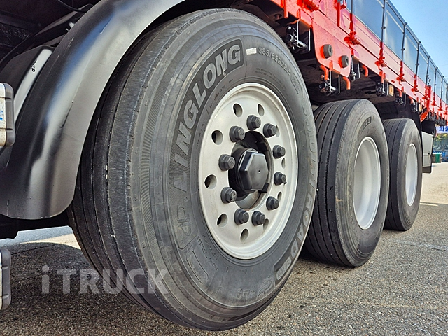 타타대우 프리마 480 앞축 카고 25톤 오토 리타더 6