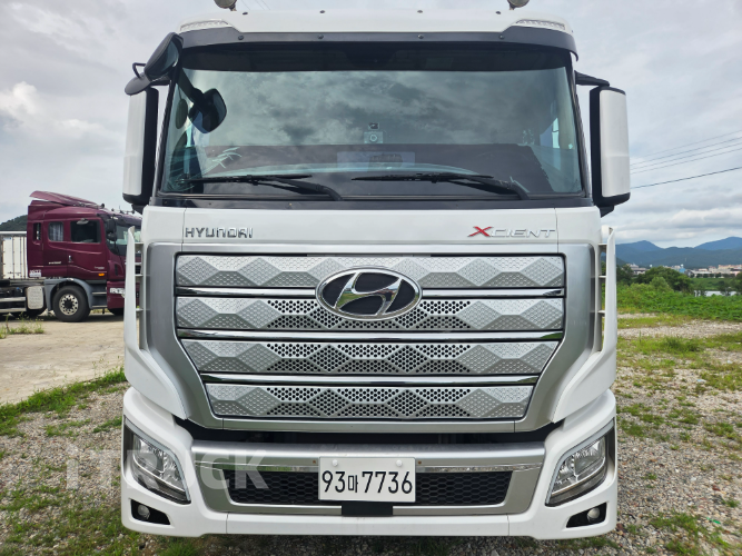 현대 엑시언트 350 앞축 카고 14톤 수동