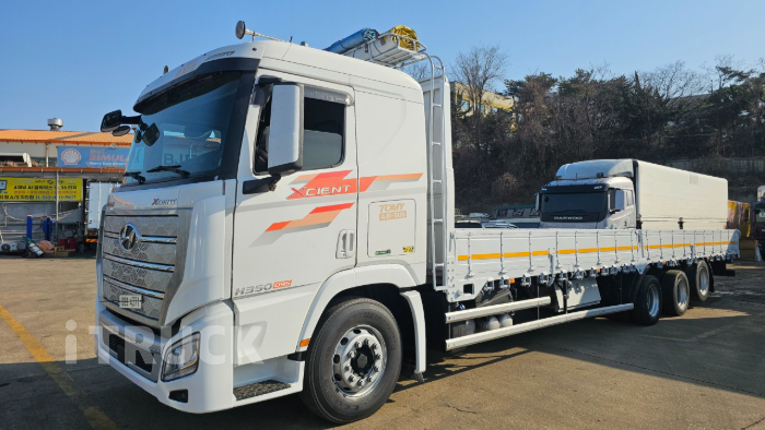 현대 엑시언트 프로 350 후축 카고 13.5톤 수동 - 중고 트럭 매물 이미지