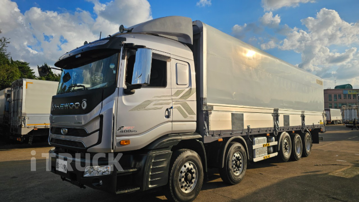 타타대우 프리마 고하중 480 앞축 윙바디 25톤 오토 리타더