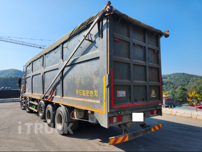 현대 우드칩 20.8톤 540 앞축 무빙워크(워킹카) 오토 4