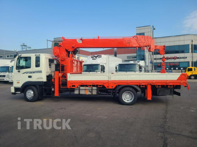 현대 카고크레인 광림2057 메가트럭 7.5톤 3