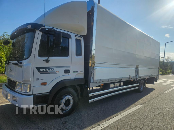 현대 메가트럭 280 단바리 윙바디 4.5톤 수동