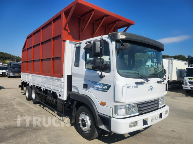 현대 메가트럭 집게차 270 4.5톤 수동 히아브1000XG 2