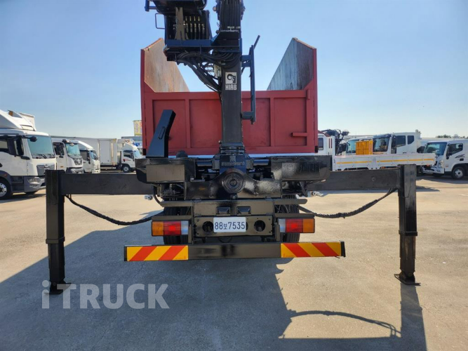 현대 메가트럭 집게차 270 4.5톤 수동 히아브1000XG 9