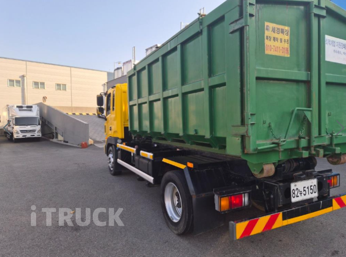 현대 메가트럭 암롤 280 5톤 수동 단바리 6