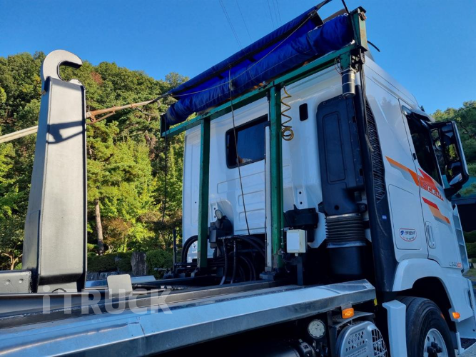 현대 엑시언트 프로 암롤 540 24톤 오토 리타더 앞축 6