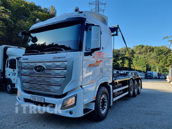 현대 엑시언트 프로 암롤 540 24톤 오토 리타더 앞축