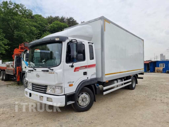 현대 메가트럭 280 단바리 익스하이탑 4.5톤 수동